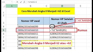 How to Change 0 to 62 in Excel