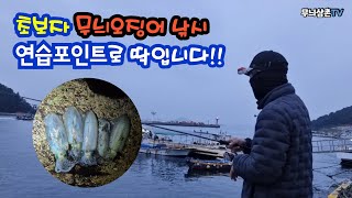 초보자 무늬오징어낚시 연습하기 괜찮은 포인트