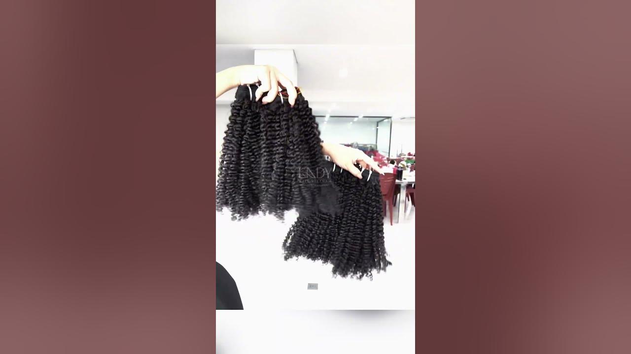 Wigs are made from real human hair, raw materials from real Vietnamese