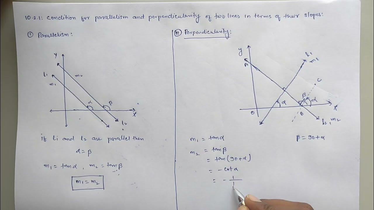 Straight Line Class 11 maths | Exercises 10.1 | # ...