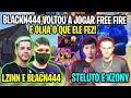 BLACKN444 E LZINN VS STELUTO E KZONY - BLACK444 VOLTA A JOGAR FREE FIRE E AMASSA -  2X2 DO WEEDZÃO