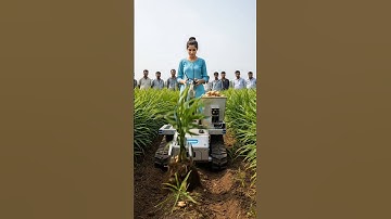 Next-Level Farming Tech: Smart Ginger Harvesting Robot!#shorts#short#shortvideo#farming