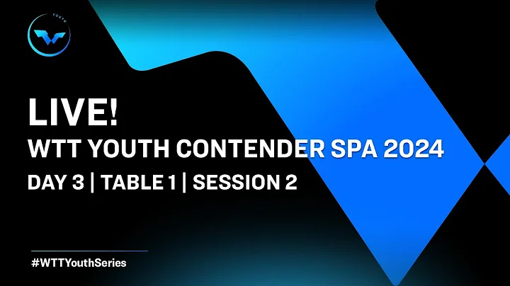 LIVE! | T1 | Day 3 | WTT Youth Contender Spa 2024 | Session 2 - DayDayNews