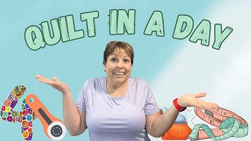 Easy 4 Patch Quilt Can Be Finished in a Day - Beginner Friendly