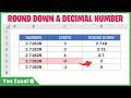 How to Round Down a Number in Excel