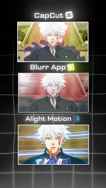Capcut vs Alight motion vs Blurr  - editing challenge #capcut #amv #alightmotionedit  #shorts