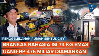 Brankas Rumah Mewah di Sentul City Dibongkar, 74 Kg Emas dan Uang Ratusan Miliar Ditemukan!