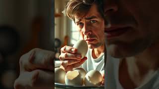 "Crack the code to perfect  egg peeling #EggPeelingTips #KitchenHacks"#lifehacks #shorts