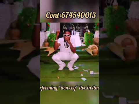 Icekid Performing Don Cry Life In Limbe Cameroon 