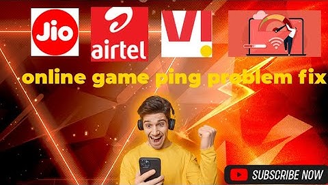 bgmi/free fire/ codm high ping solution and online any game