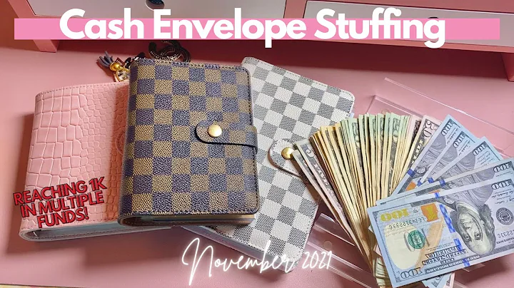 Cash Envelope Stuffing + Sinking Funds | Nov 2021|  OhmyfroBudgets