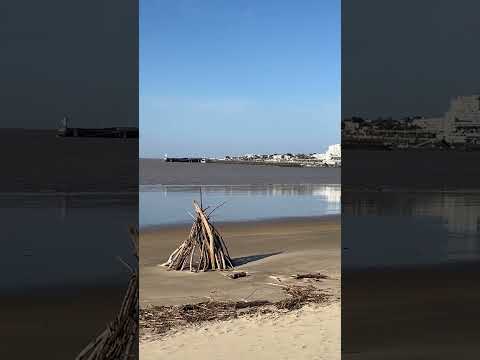 À Royan, location pour cet été en bois flotté.
