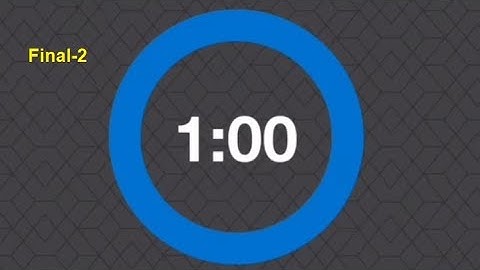 VEX IQ Timer-2 (Final Game with music)