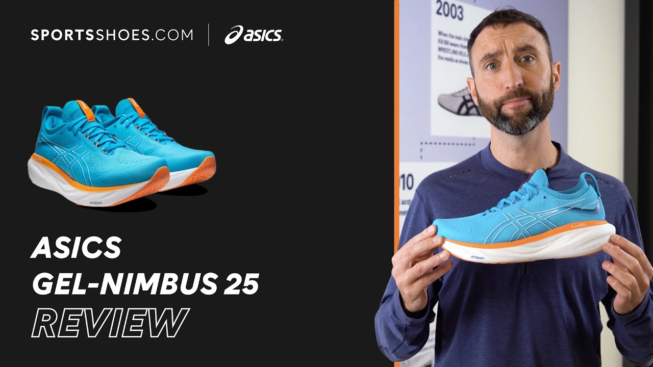 ASICS GELNIMBUS 25 Review The Most Comfortable Running Shoe? SportsShoes Reviews YouTube