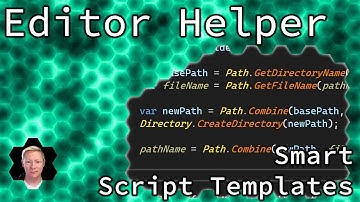Unity Tutorial: Editor Extension (Script Creator)