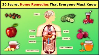 20 Secret Natural Home Remedies That Everyone Should Know To Stay Healthy