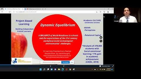 Informed Project based learning through the Global competence construct, Joe Olan, Principal Texas