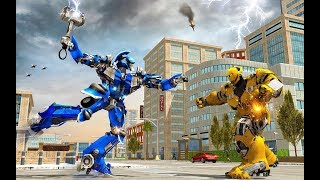 Hummer Transformer Robot Fight - Android GamePlay FHD-هامر محول روبوت محاربة الروبوت اللعب HD screenshot 5