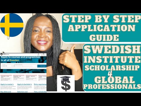 How To (Swedish Institute Scholarship for Global Professionals 2021) Fully-funded Application guide