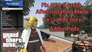 GTA 5 Crash Fix After Installing Mode or AddonPeds | GTA 5 Black Screen and Loading Story Mode Fix