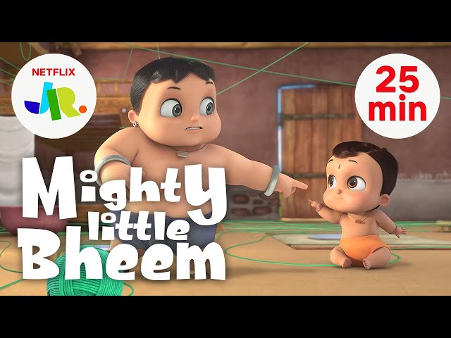 Mighty Little Bheem FULL EPISODES 17-21 💪 Season 1 Compilation 💪 Netflix Jr. class=