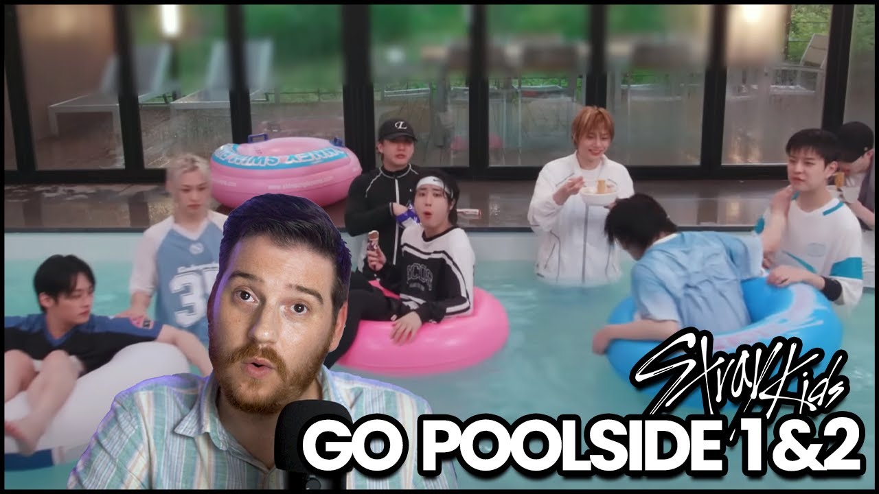 STRAY KIDS: Go! Poolside SKZ! 1 & 2 | SKZ CODE REACTION [SKZ GETTING WET?!]