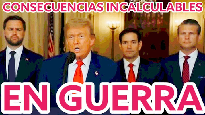 📛 La Inversión Retórica de Trump contra Irán: Consecuencias Incalculables e INCERTIDUMBRE EXTREMA