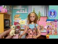 BARBIE vs PUPPIES PLAY DOLL DREAMHOUSE TOYS &amp; READ ALOUD STORYTIME