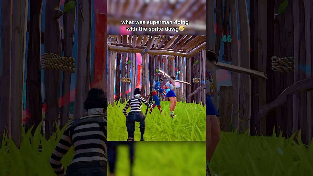 SUPERMAN WAS MAKING A SPRITE?!