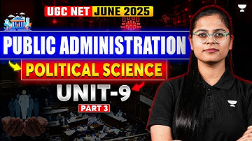Public Administration Through MCQs Part-3 | UGC NET Political Science June 2025 🎯 | By Poorti Ma