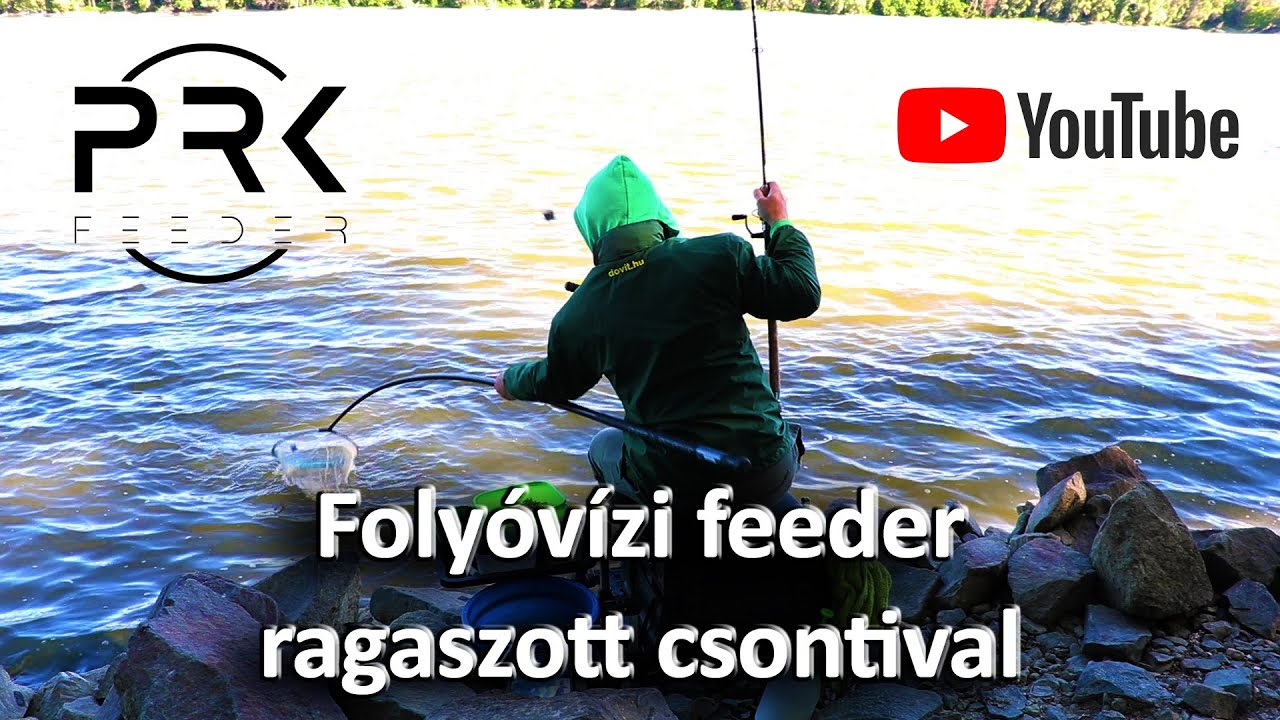 Folyóvízi feeder ragasztott csontival
