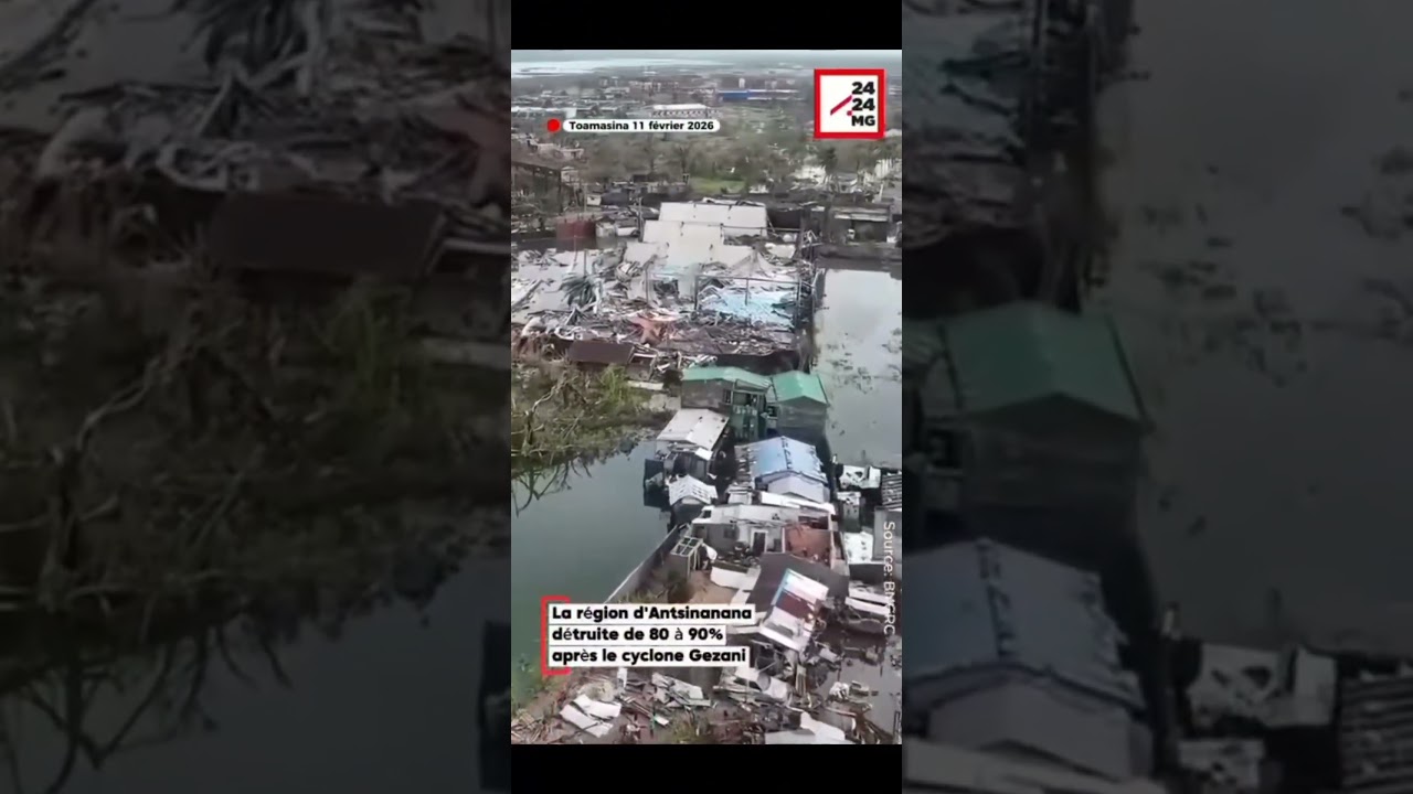 MADAGASCAR🚨 TAMATAVE 🚨JEAN TAMAGA TITRÉS :CYCLONE GEZANI 🥺