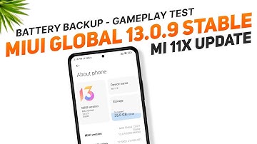 Mi 11X - MIUI Global 13.0.9.0 Stable Update | Battery Backup? | New Features | Gameplay Test