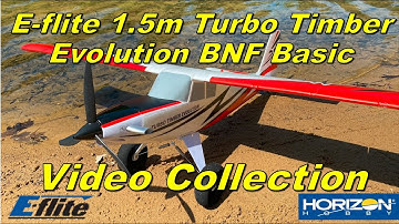E-flite Turbo Timber Evolution Unboxing, Assembly, Flights, and Review