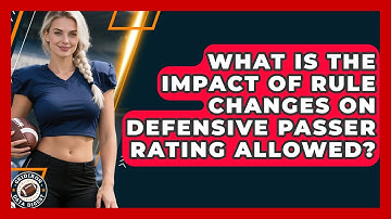 What Is The Impact Of Rule Changes On Defensive Passer Rating Allowed? - Gridiron Data Digest