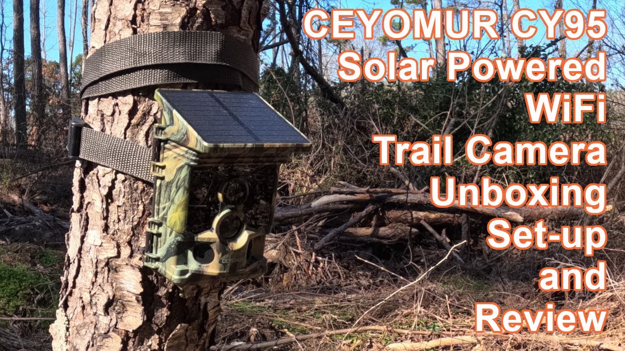 Ceyomur CY95 Solar Powered WiFi Trail Camera | Unboxing, Set-up and Review