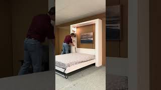 Hidden Desk, Hidden Bookcase And Hidden Murphy Bed Style 124-0426