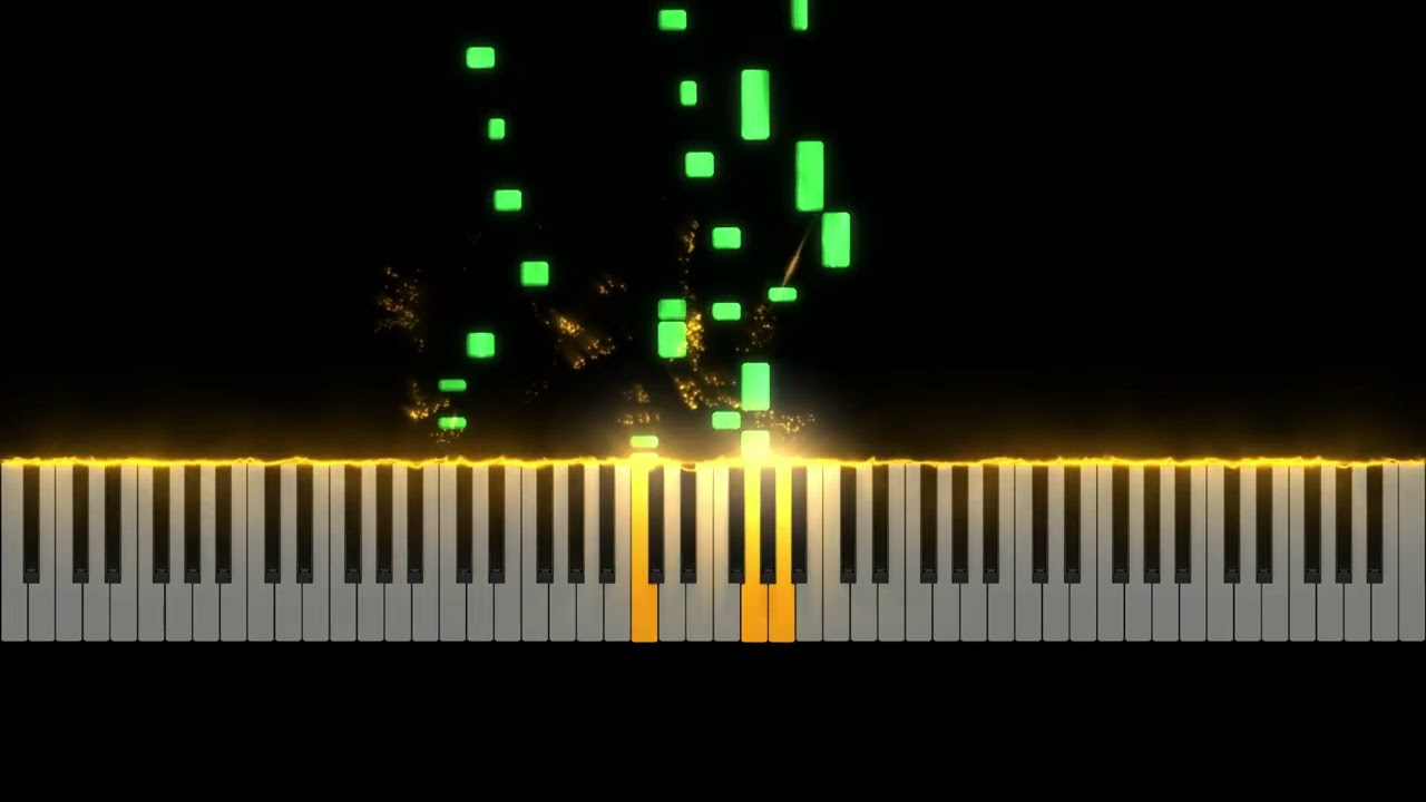 NES - Crystalis - Fields - Piano Tutorial