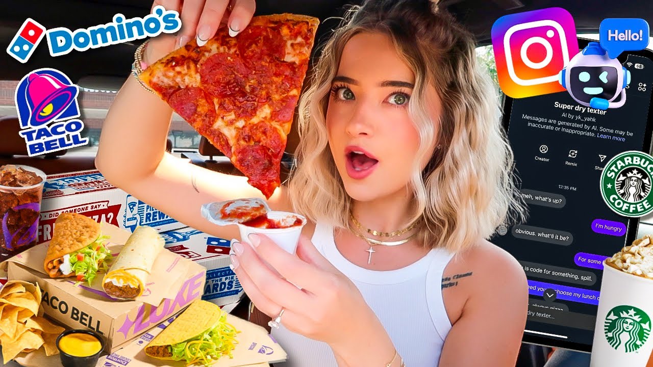 Letting Instagram AI BOTS Decide WHAT I EAT For 24 HOURS!!
