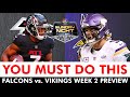 How The Falcons Can DESTROY The Minnesota Vikings: Atlanta Falcons Week 2 Preview
