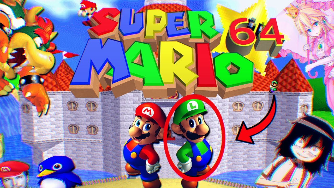 Mario 64 - la búsqueda de las estrellas locas XD parodia loquendo