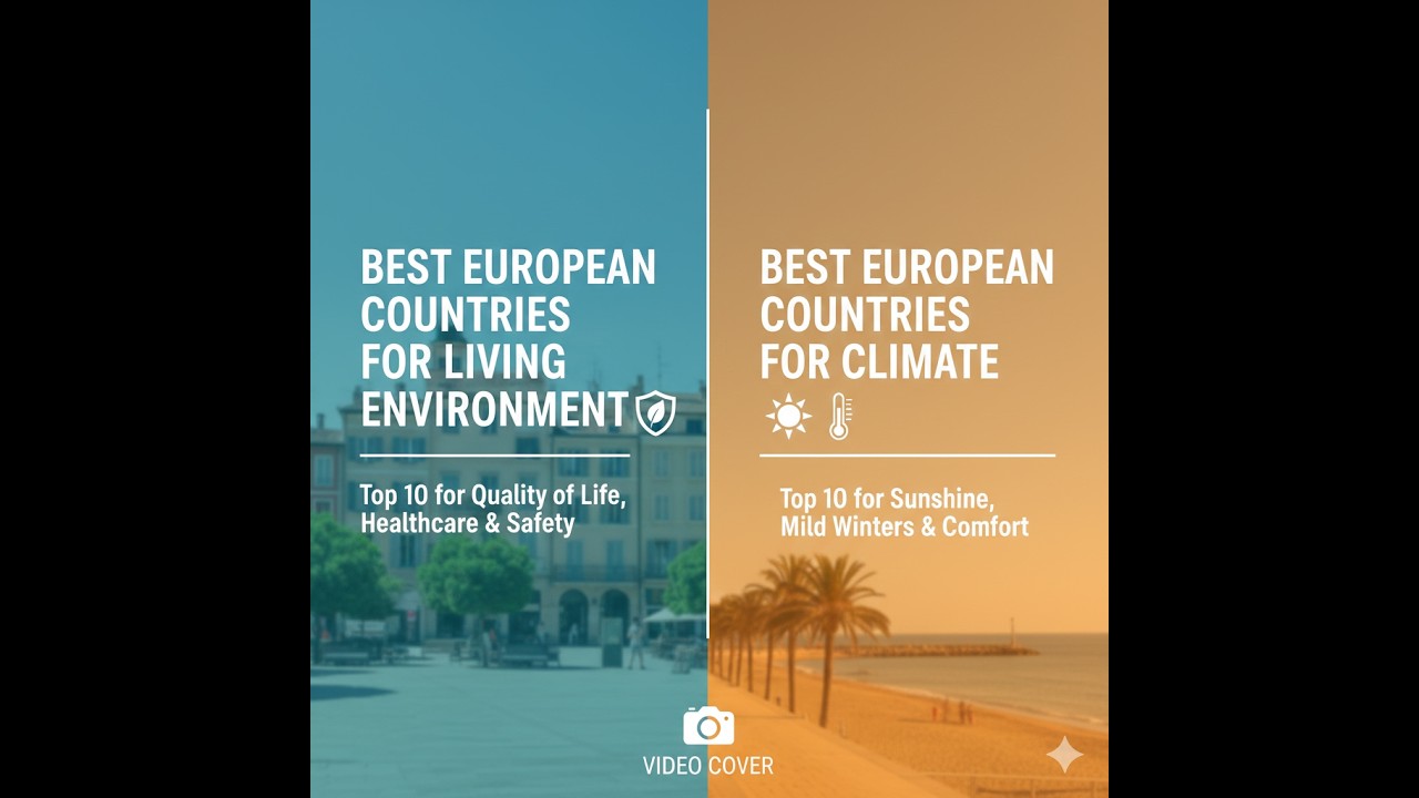 欧洲生活环境最好的10个国家，气候最好的是哪10个国家？|生活环境