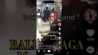 Balenciaga realistic mannequin that looks like a taxidermy to others #tiktok