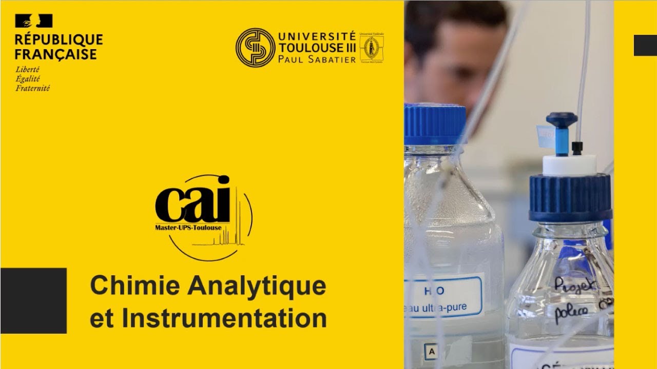 Master parcours Chimie analytique et instrumentation