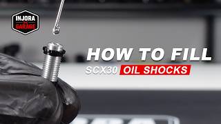 How to Fill Injora Aluminum Oil Shocks for 1/30 SCX30 | Step-by-Step Tutorial