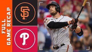 Giants vs. Phillies Game Highlights (8/23/23) | MLB Highlights