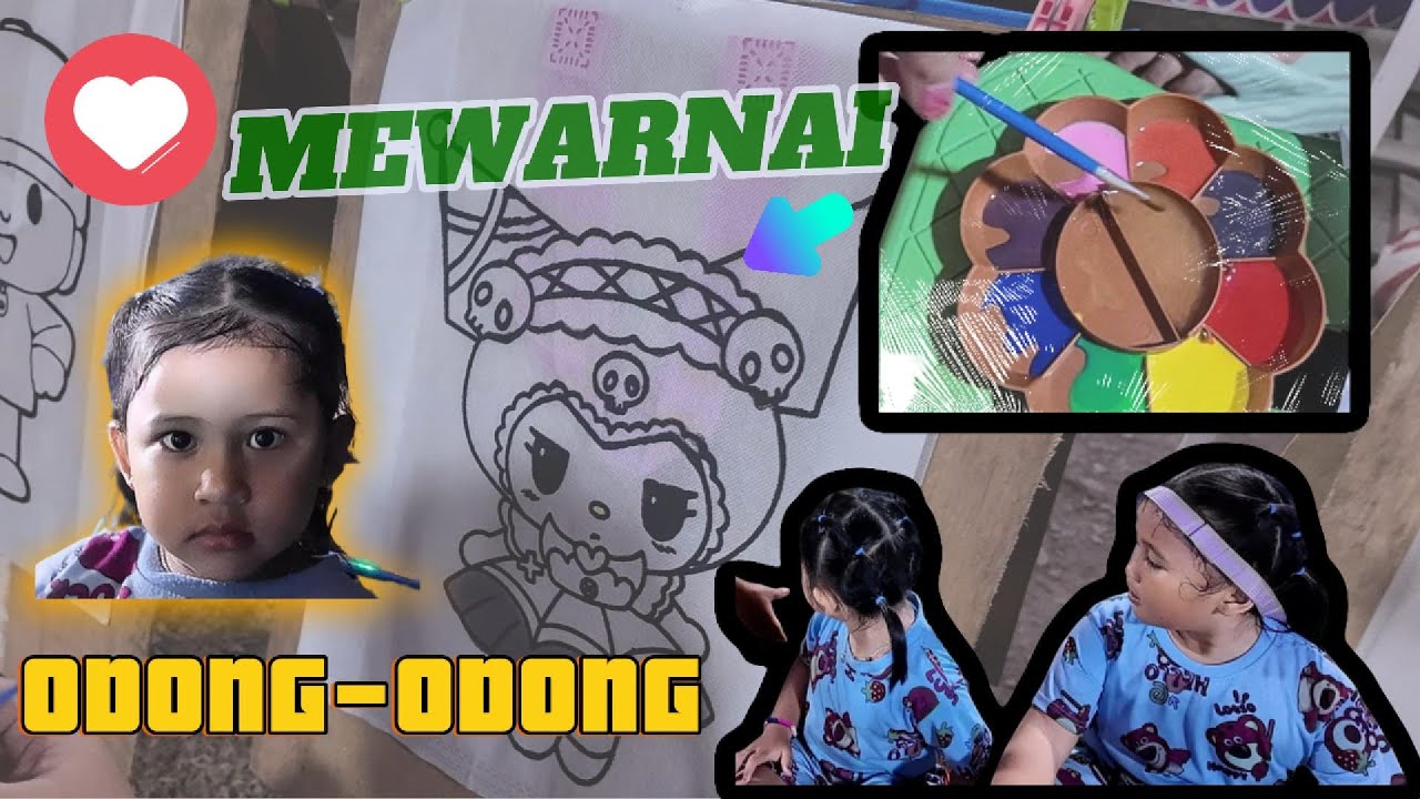 Main Istana Balon, merwarnai dan naik Odong-Odong di Bundaran Rusa ...