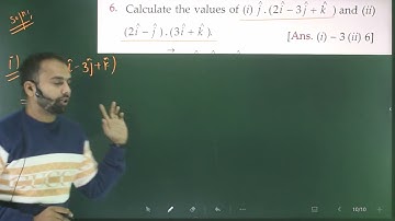 Pfp-6 motion in a plane numericals based on dot or scalar product of vector   #11thphysicsadda