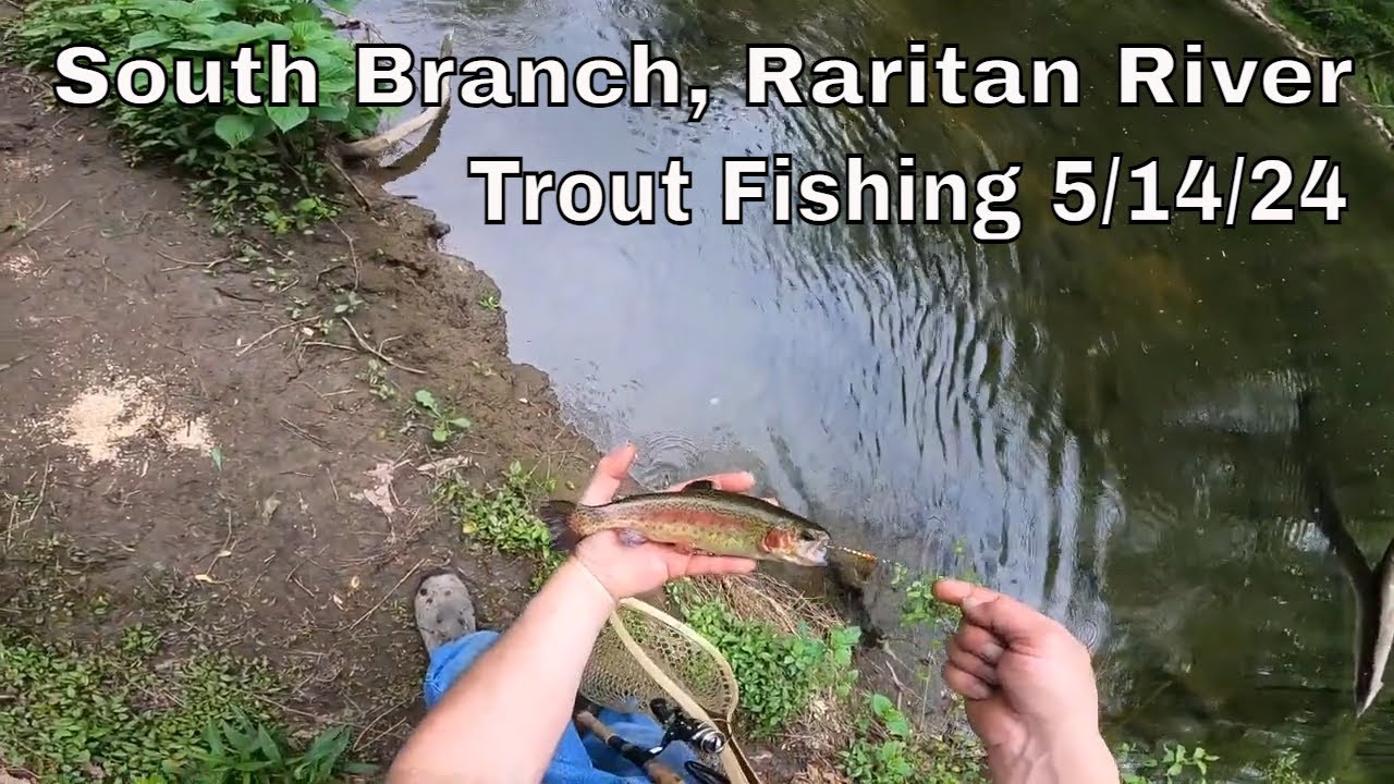 Trout Fishing the South Branch Raritan River, NJ 5/14/2024 #fishing #