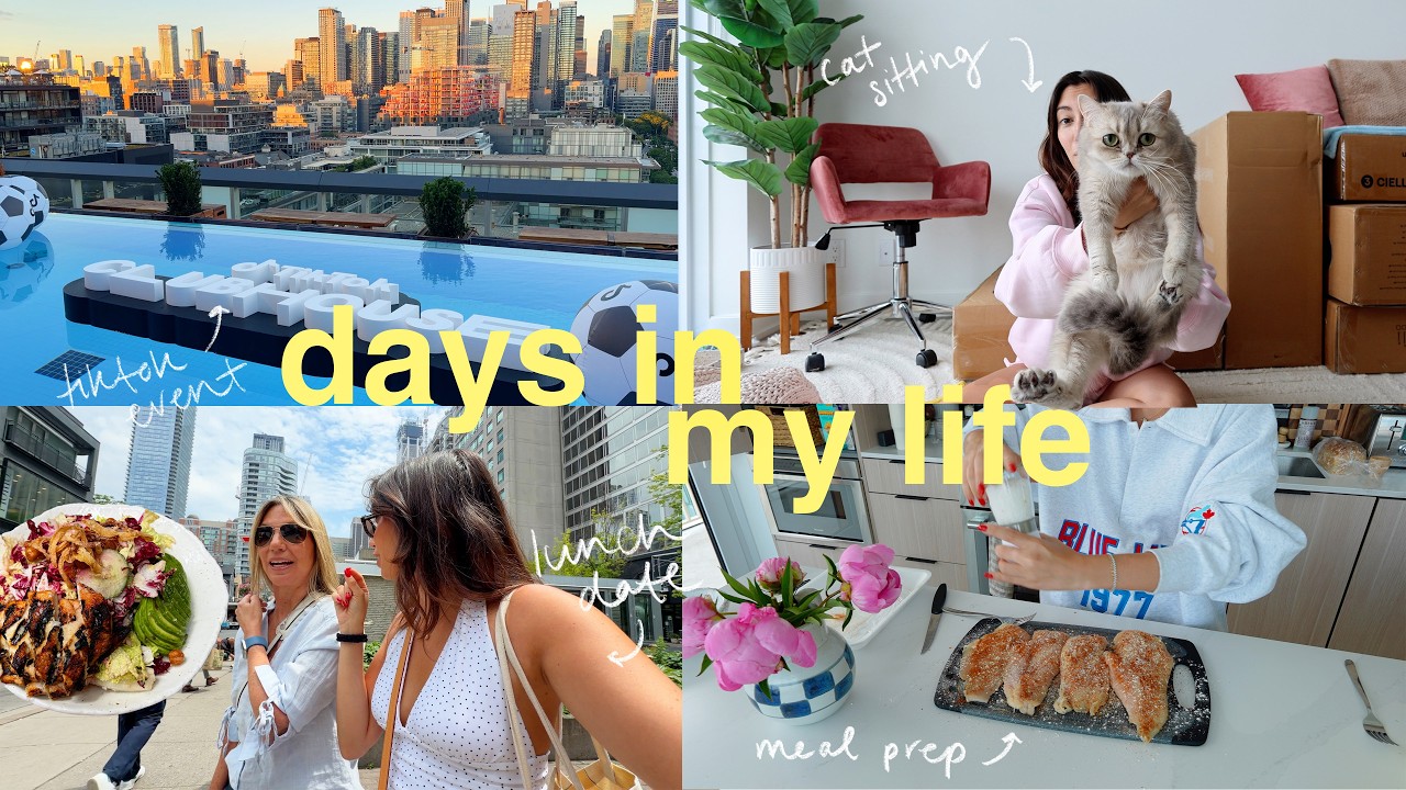 VLOG! babysitting a cat(!!), shopping with mom & influencer events ⚽️